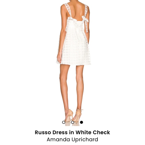 Russo Dress in White Check - Picture 10 of 10